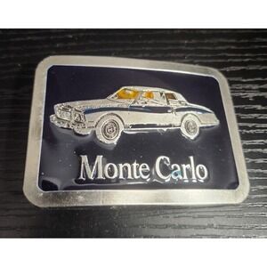 NEW Chevy Monte‎ Carlo Belt Buckle made in USA by iN old school hot rods